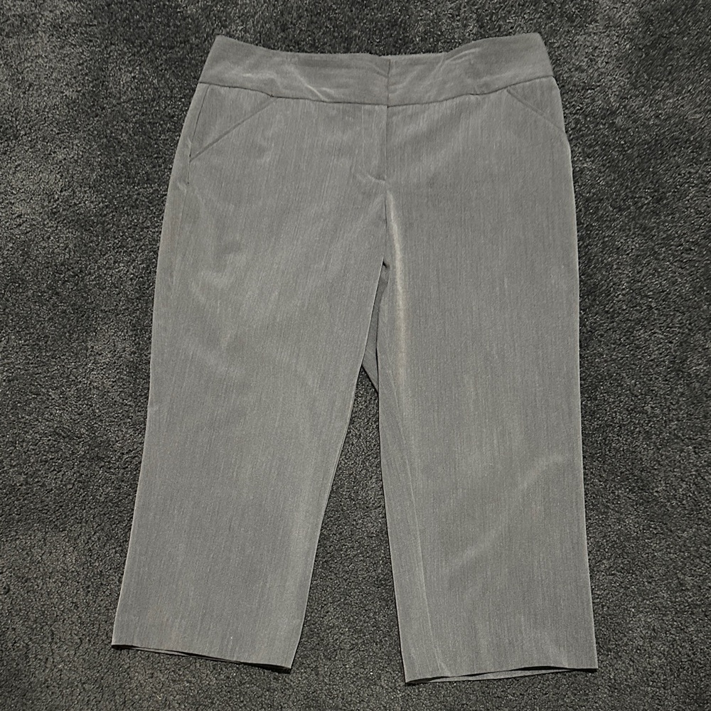 Gray Capri Pants